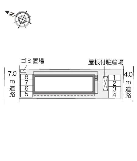 ★手数料０円★名古屋市守山区大谷町　月極駐車場（LP）